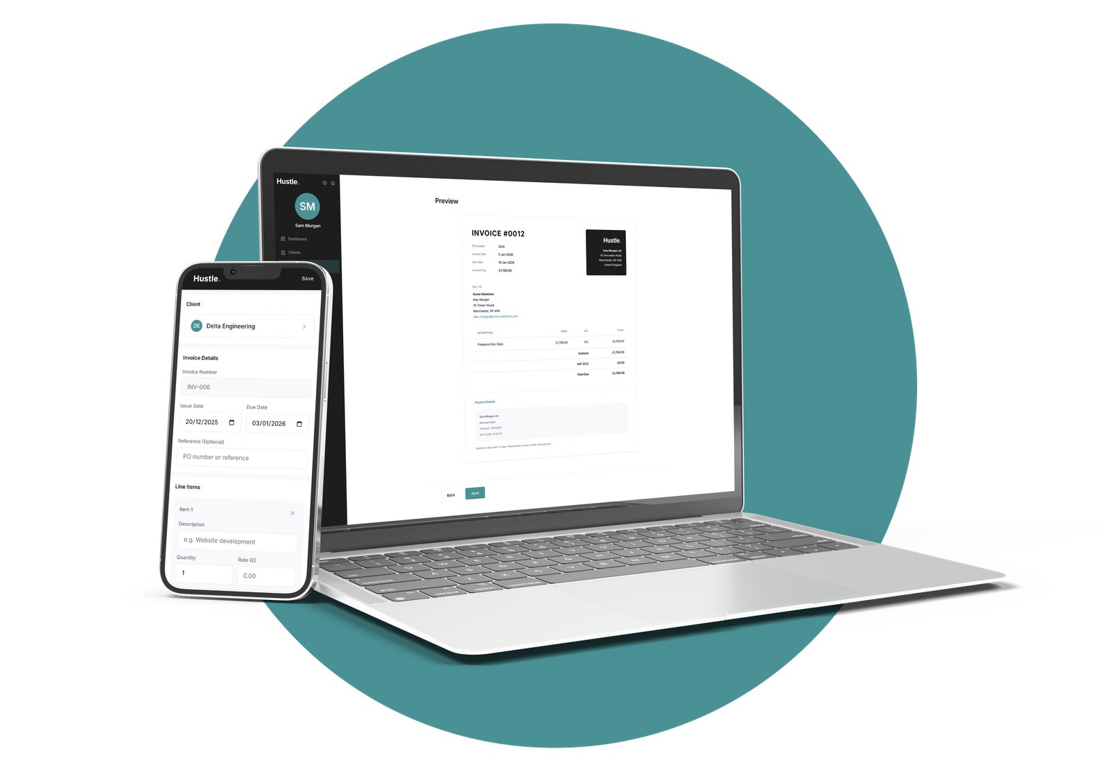 Hustle Invoice Builder